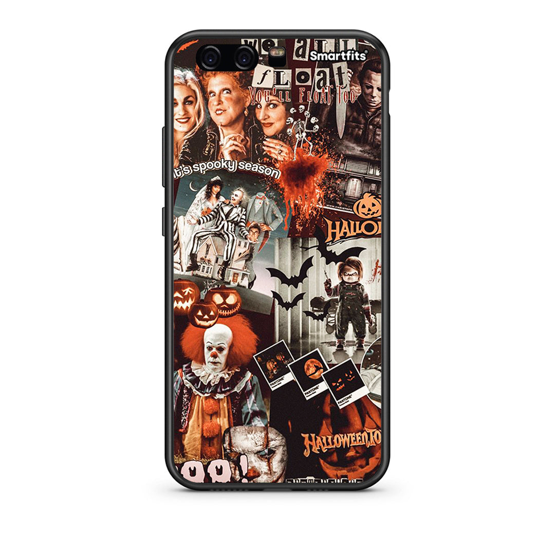 huawei p10 Halloween Spooky Season Θήκη από τη Smartfits με σχέδιο στο πίσω μέρος και μαύρο περίβλημα | Smartphone case with colorful back and black bezels by Smartfits