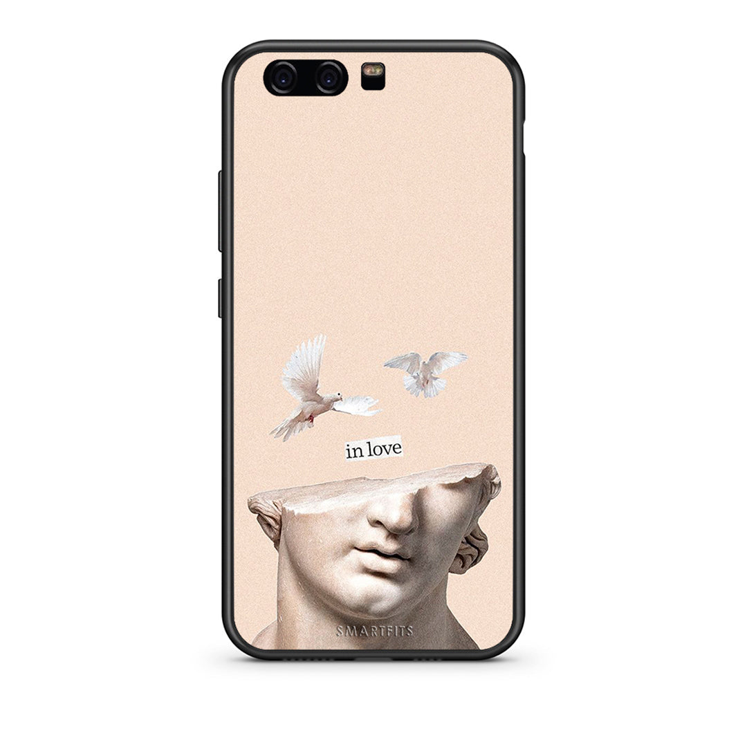huawei p10 In Love θήκη από τη Smartfits με σχέδιο στο πίσω μέρος και μαύρο περίβλημα | Smartphone case with colorful back and black bezels by Smartfits