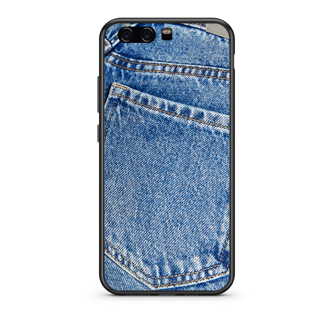 huawei p10 Jeans Pocket θήκη από τη Smartfits με σχέδιο στο πίσω μέρος και μαύρο περίβλημα | Smartphone case with colorful back and black bezels by Smartfits