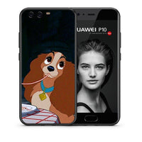 Thumbnail for Θήκη Αγίου Βαλεντίνου Huawei P10 Lady And Tramp 2 από τη Smartfits με σχέδιο στο πίσω μέρος και μαύρο περίβλημα | Huawei P10 Lady And Tramp 2 case with colorful back and black bezels