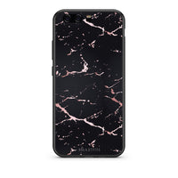 Thumbnail for 4 - Huawei P10 Lite Black Rosegold Marble case, cover, bumper