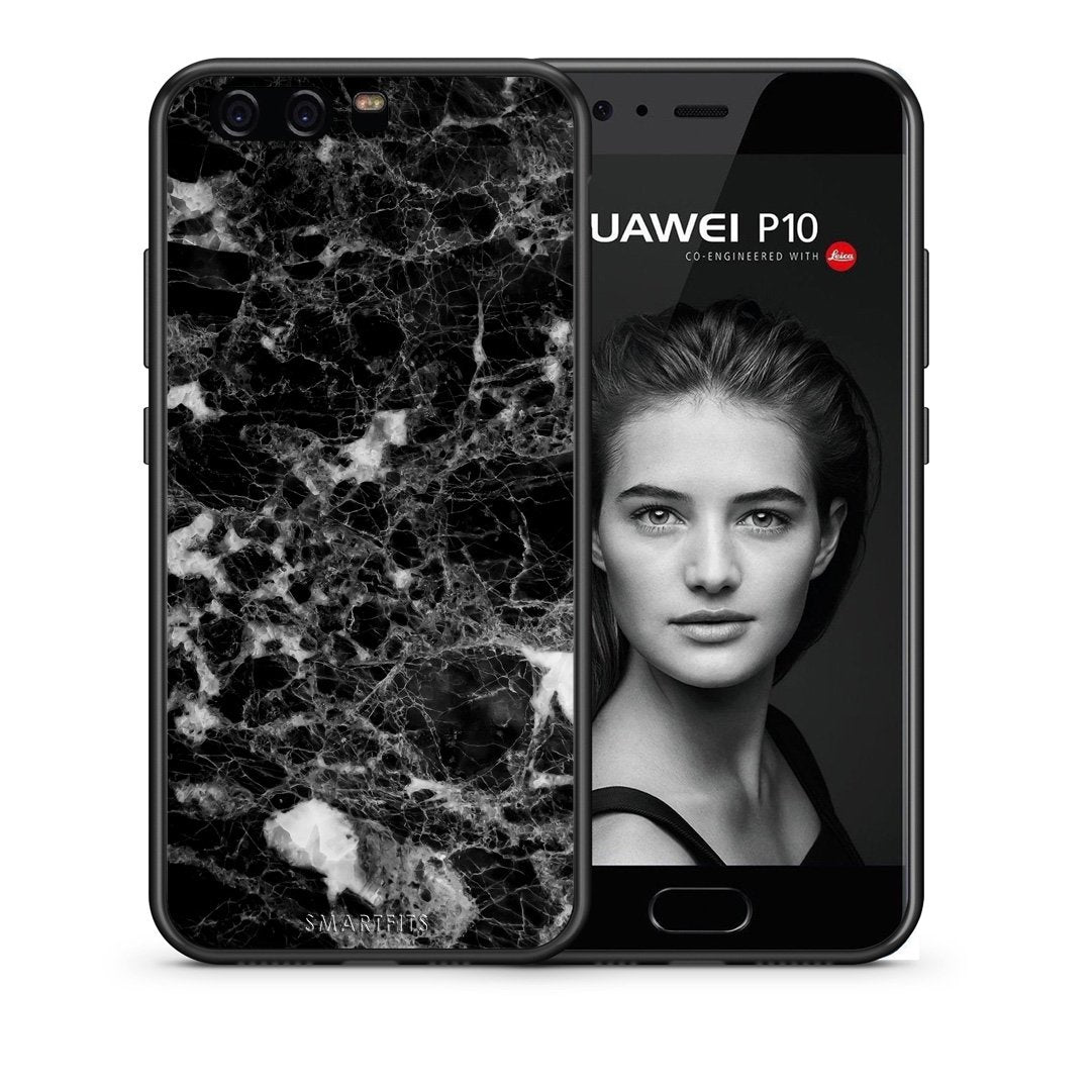 Θήκη Huawei P10 Lite Male Marble από τη Smartfits με σχέδιο στο πίσω μέρος και μαύρο περίβλημα | Huawei P10 Lite Male Marble case with colorful back and black bezels