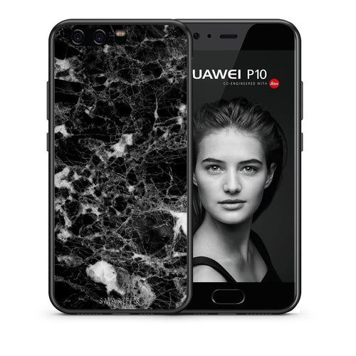 Θήκη Huawei P10 Lite Male Marble από τη Smartfits με σχέδιο στο πίσω μέρος και μαύρο περίβλημα | Huawei P10 Lite Male Marble case with colorful back and black bezels