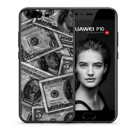 Thumbnail for Θήκη Huawei P10 Lite Money Dollars από τη Smartfits με σχέδιο στο πίσω μέρος και μαύρο περίβλημα | Huawei P10 Lite Money Dollars case with colorful back and black bezels