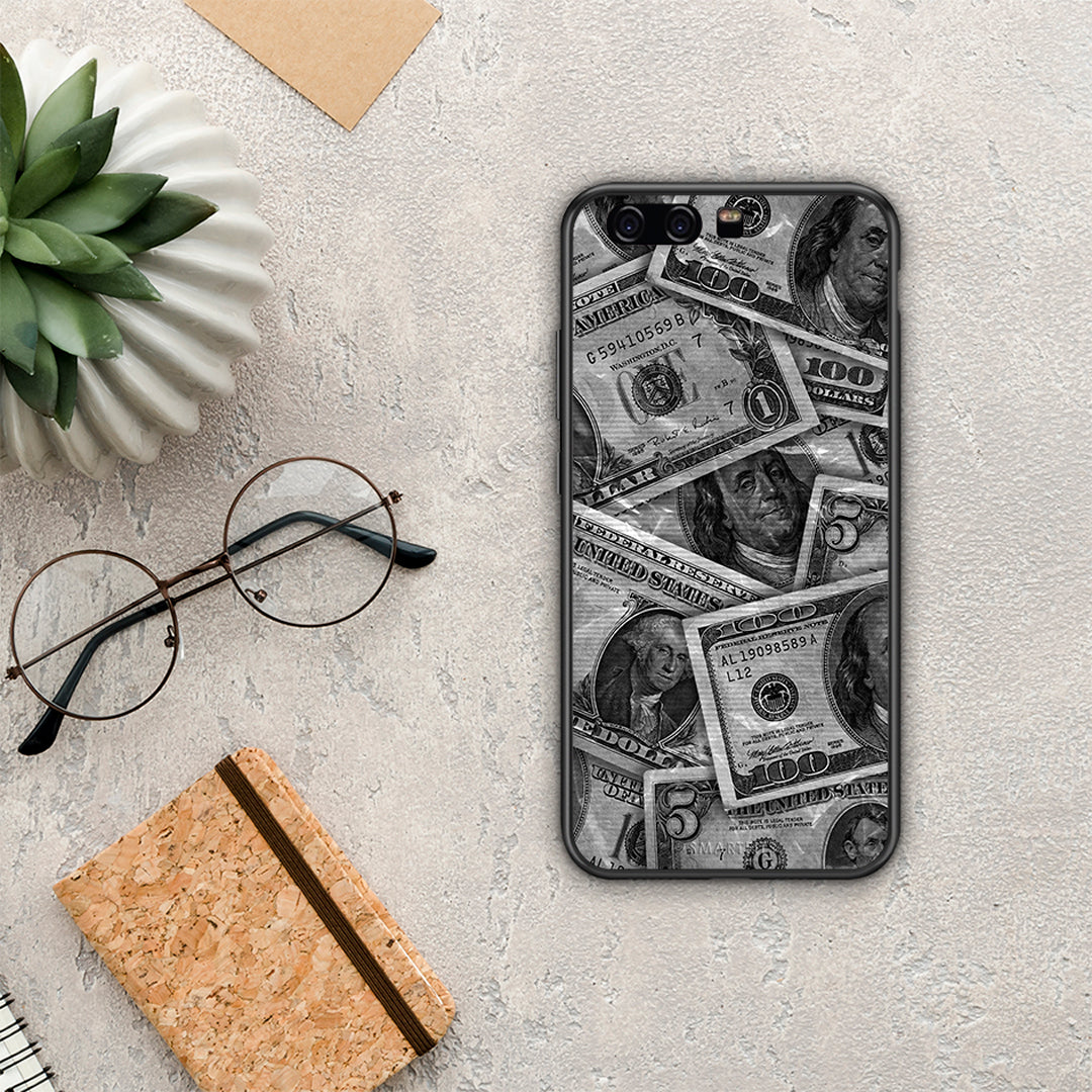 Money Dollars - Huawei P10 Lite θήκη
