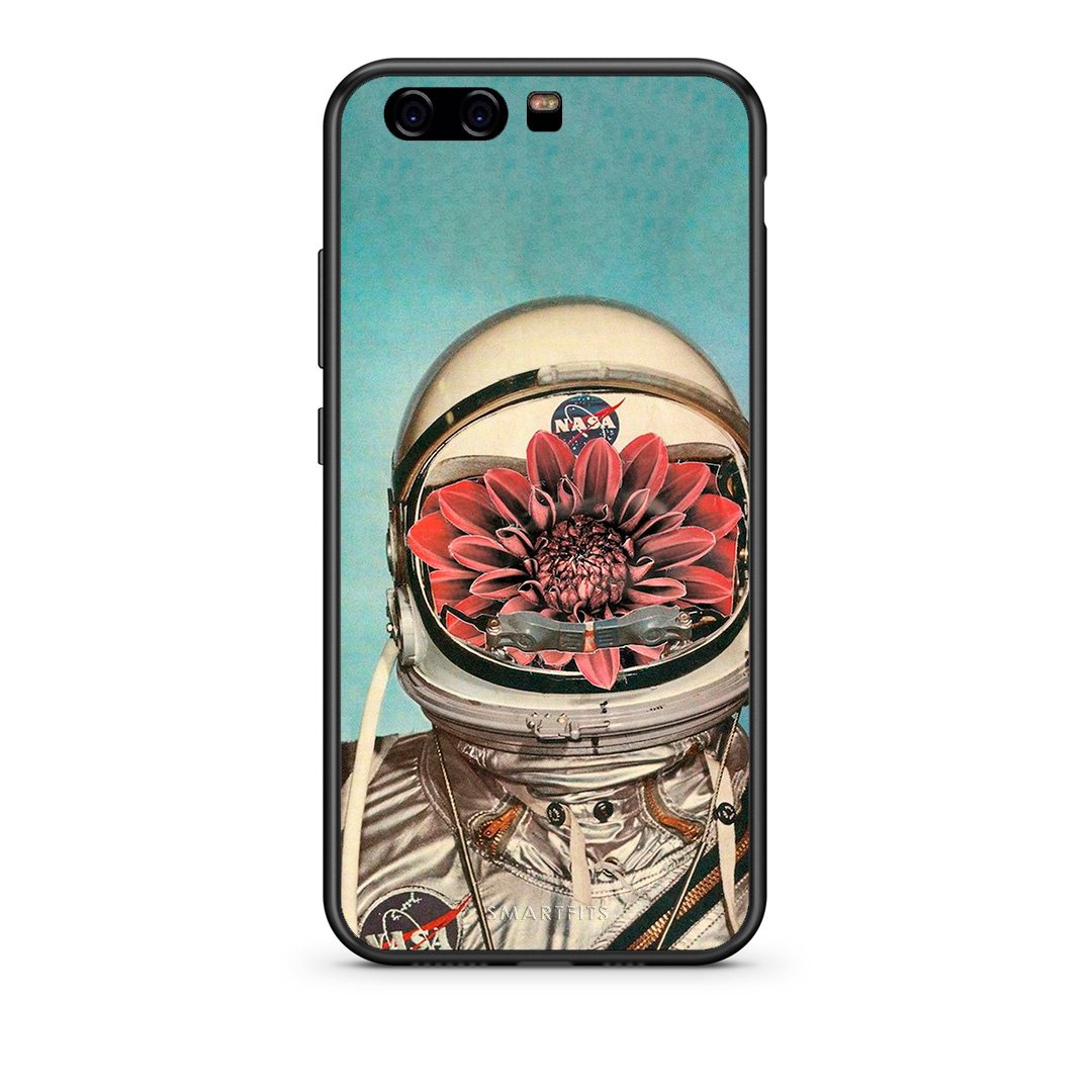 huawei p10 Nasa Bloom θήκη από τη Smartfits με σχέδιο στο πίσω μέρος και μαύρο περίβλημα | Smartphone case with colorful back and black bezels by Smartfits
