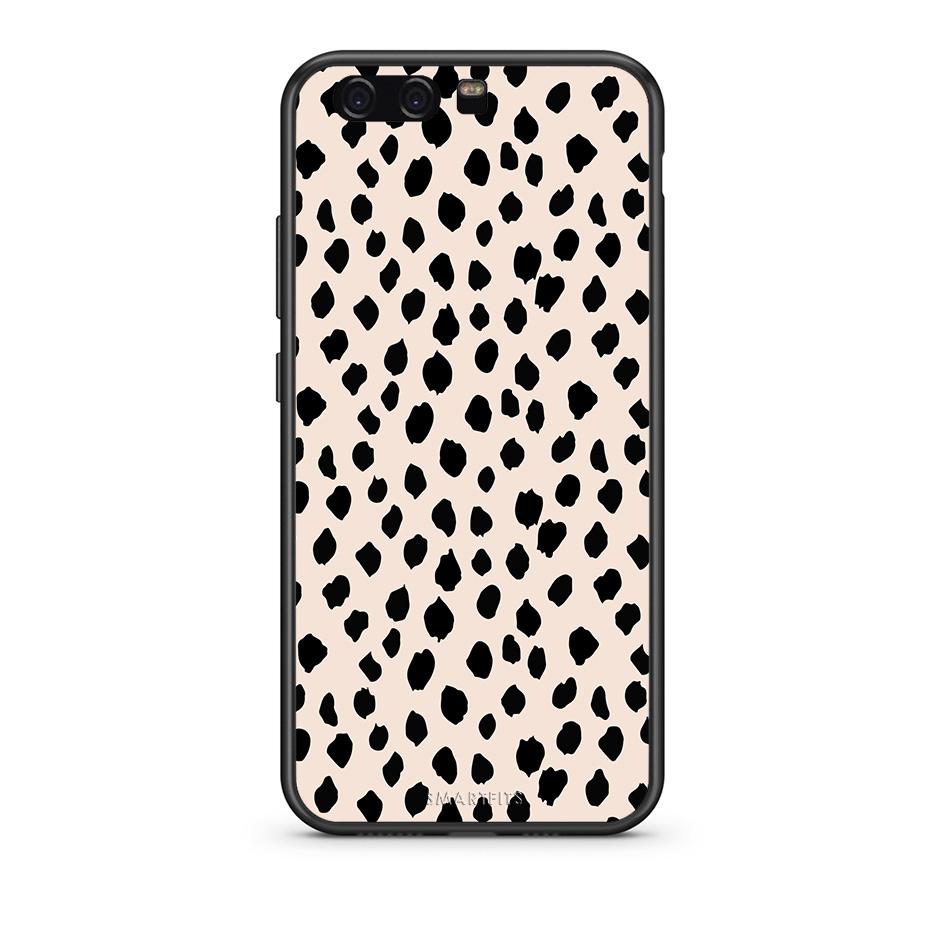 huawei p10 New Polka Dots θήκη από τη Smartfits με σχέδιο στο πίσω μέρος και μαύρο περίβλημα | Smartphone case with colorful back and black bezels by Smartfits