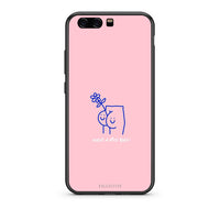 Thumbnail for huawei p10 Nice Day θήκη από τη Smartfits με σχέδιο στο πίσω μέρος και μαύρο περίβλημα | Smartphone case with colorful back and black bezels by Smartfits