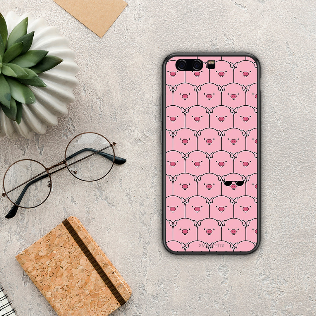 Pig Glasses - Huawei P10 Lite θήκη
