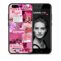 Thumbnail for Θήκη Αγίου Βαλεντίνου Huawei P10 Pink Love από τη Smartfits με σχέδιο στο πίσω μέρος και μαύρο περίβλημα | Huawei P10 Pink Love case with colorful back and black bezels