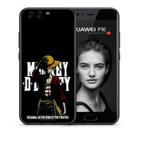 Thumbnail for Θήκη Huawei P10 Pirate King από τη Smartfits με σχέδιο στο πίσω μέρος και μαύρο περίβλημα | Huawei P10 Pirate King case with colorful back and black bezels
