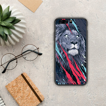 PopArt Lion Designer - Huawei P10 Lite θήκη