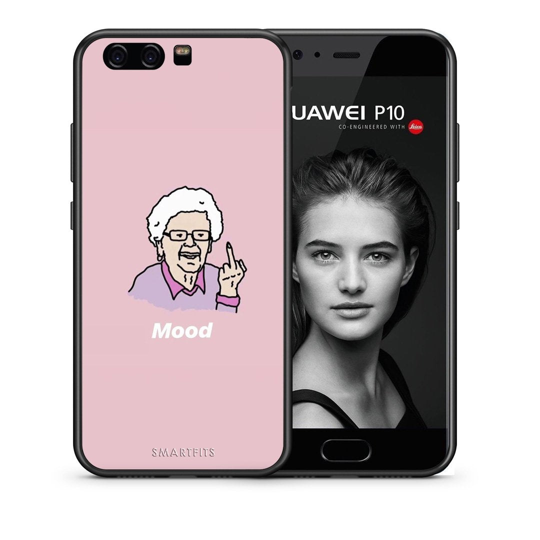 Θήκη Huawei P10 Lite Mood PopArt από τη Smartfits με σχέδιο στο πίσω μέρος και μαύρο περίβλημα | Huawei P10 Lite Mood PopArt case with colorful back and black bezels