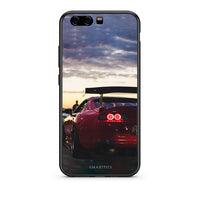 Thumbnail for huawei p10 Racing Supra θήκη από τη Smartfits με σχέδιο στο πίσω μέρος και μαύρο περίβλημα | Smartphone case with colorful back and black bezels by Smartfits