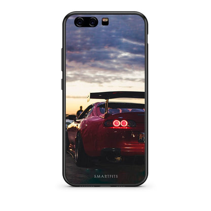Huawei P10 Lite Racing Supra θήκη από τη Smartfits με σχέδιο στο πίσω μέρος και μαύρο περίβλημα | Smartphone case with colorful back and black bezels by Smartfits
