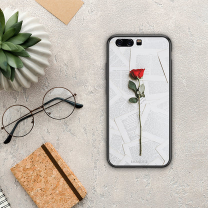 Red Rose - Huawei P10 Lite θήκη