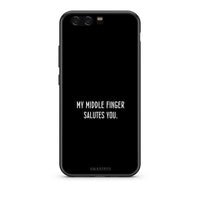 Thumbnail for huawei p10 Salute θήκη από τη Smartfits με σχέδιο στο πίσω μέρος και μαύρο περίβλημα | Smartphone case with colorful back and black bezels by Smartfits