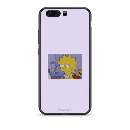 huawei p10 So Happy θήκη από τη Smartfits με σχέδιο στο πίσω μέρος και μαύρο περίβλημα | Smartphone case with colorful back and black bezels by Smartfits