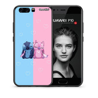 Thumbnail for Θήκη Huawei P10 Stitch And Angel από τη Smartfits με σχέδιο στο πίσω μέρος και μαύρο περίβλημα | Huawei P10 Stitch And Angel case with colorful back and black bezels