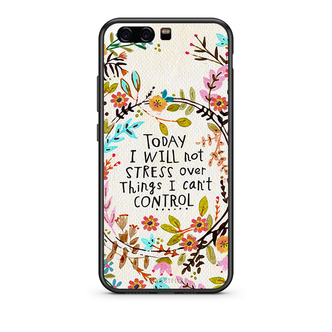 huawei p10 Stress Over θήκη από τη Smartfits με σχέδιο στο πίσω μέρος και μαύρο περίβλημα | Smartphone case with colorful back and black bezels by Smartfits