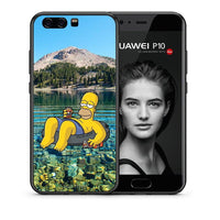 Thumbnail for Θήκη Huawei P10 Summer Happiness από τη Smartfits με σχέδιο στο πίσω μέρος και μαύρο περίβλημα | Huawei P10 Summer Happiness case with colorful back and black bezels