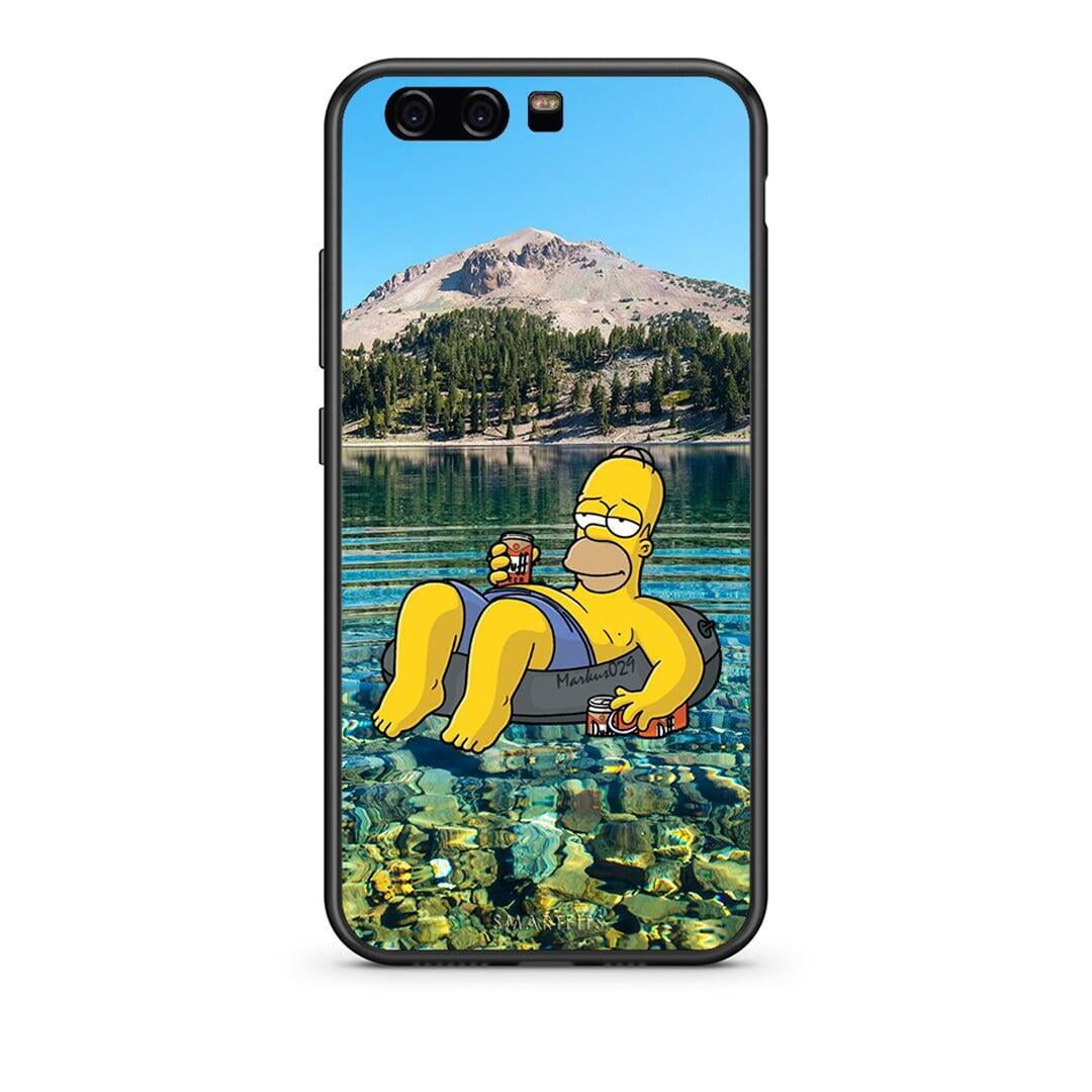 Huawei P10 Lite Summer Happiness Θήκη από τη Smartfits με σχέδιο στο πίσω μέρος και μαύρο περίβλημα | Smartphone case with colorful back and black bezels by Smartfits