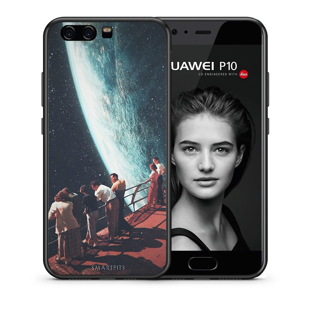 Θήκη Huawei P10 Surreal View από τη Smartfits με σχέδιο στο πίσω μέρος και μαύρο περίβλημα | Huawei P10 Surreal View case with colorful back and black bezels