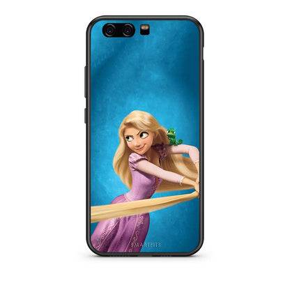 Huawei P10 Lite Tangled 2 Θήκη Αγίου Βαλεντίνου από τη Smartfits με σχέδιο στο πίσω μέρος και μαύρο περίβλημα | Smartphone case with colorful back and black bezels by Smartfits