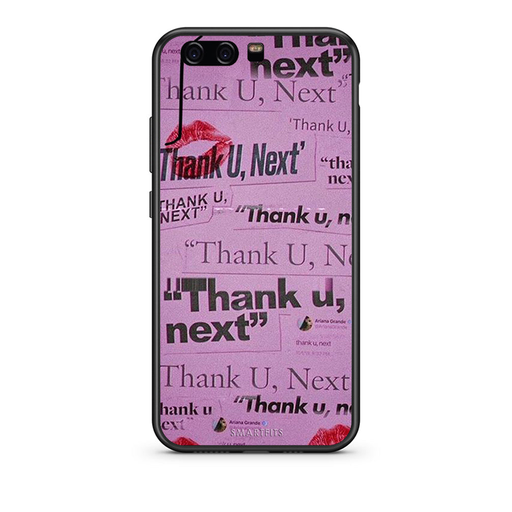 huawei p10 Thank You Next Θήκη Αγίου Βαλεντίνου από τη Smartfits με σχέδιο στο πίσω μέρος και μαύρο περίβλημα | Smartphone case with colorful back and black bezels by Smartfits