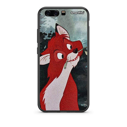 huawei p10 Tod And Vixey Love 1 θήκη από τη Smartfits με σχέδιο στο πίσω μέρος και μαύρο περίβλημα | Smartphone case with colorful back and black bezels by Smartfits