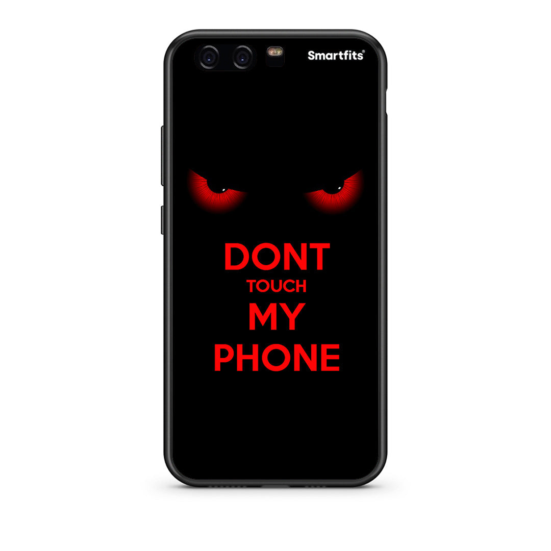 Huawei P10 Lite Touch My Phone Θήκη από τη Smartfits με σχέδιο στο πίσω μέρος και μαύρο περίβλημα | Smartphone case with colorful back and black bezels by Smartfits