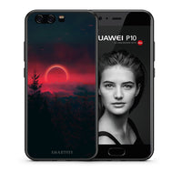 Thumbnail for Θήκη Huawei P10 Sunset Tropic από τη Smartfits με σχέδιο στο πίσω μέρος και μαύρο περίβλημα | Huawei P10 Sunset Tropic case with colorful back and black bezels