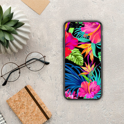 Tropical Flowers - Huawei P10 Lite θήκη