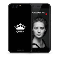 Thumbnail for Θήκη Huawei P10 Queen Valentine από τη Smartfits με σχέδιο στο πίσω μέρος και μαύρο περίβλημα | Huawei P10 Queen Valentine case with colorful back and black bezels