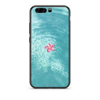 Thumbnail for huawei p10 Water Flower Θήκη από τη Smartfits με σχέδιο στο πίσω μέρος και μαύρο περίβλημα | Smartphone case with colorful back and black bezels by Smartfits