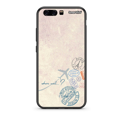 Huawei P10 Lite Where Next Θήκη από τη Smartfits με σχέδιο στο πίσω μέρος και μαύρο περίβλημα | Smartphone case with colorful back and black bezels by Smartfits