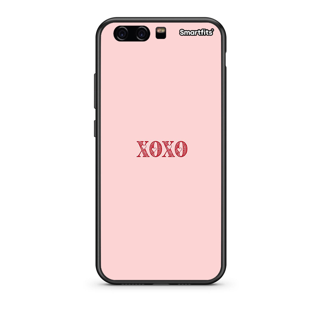 huawei p10 XOXO Love θήκη από τη Smartfits με σχέδιο στο πίσω μέρος και μαύρο περίβλημα | Smartphone case with colorful back and black bezels by Smartfits
