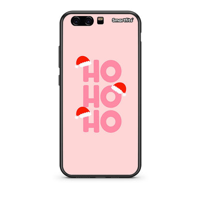 Huawei P10 Lite Xmas Ho Ho Ho θήκη από τη Smartfits με σχέδιο στο πίσω μέρος και μαύρο περίβλημα | Smartphone case with colorful back and black bezels by Smartfits
