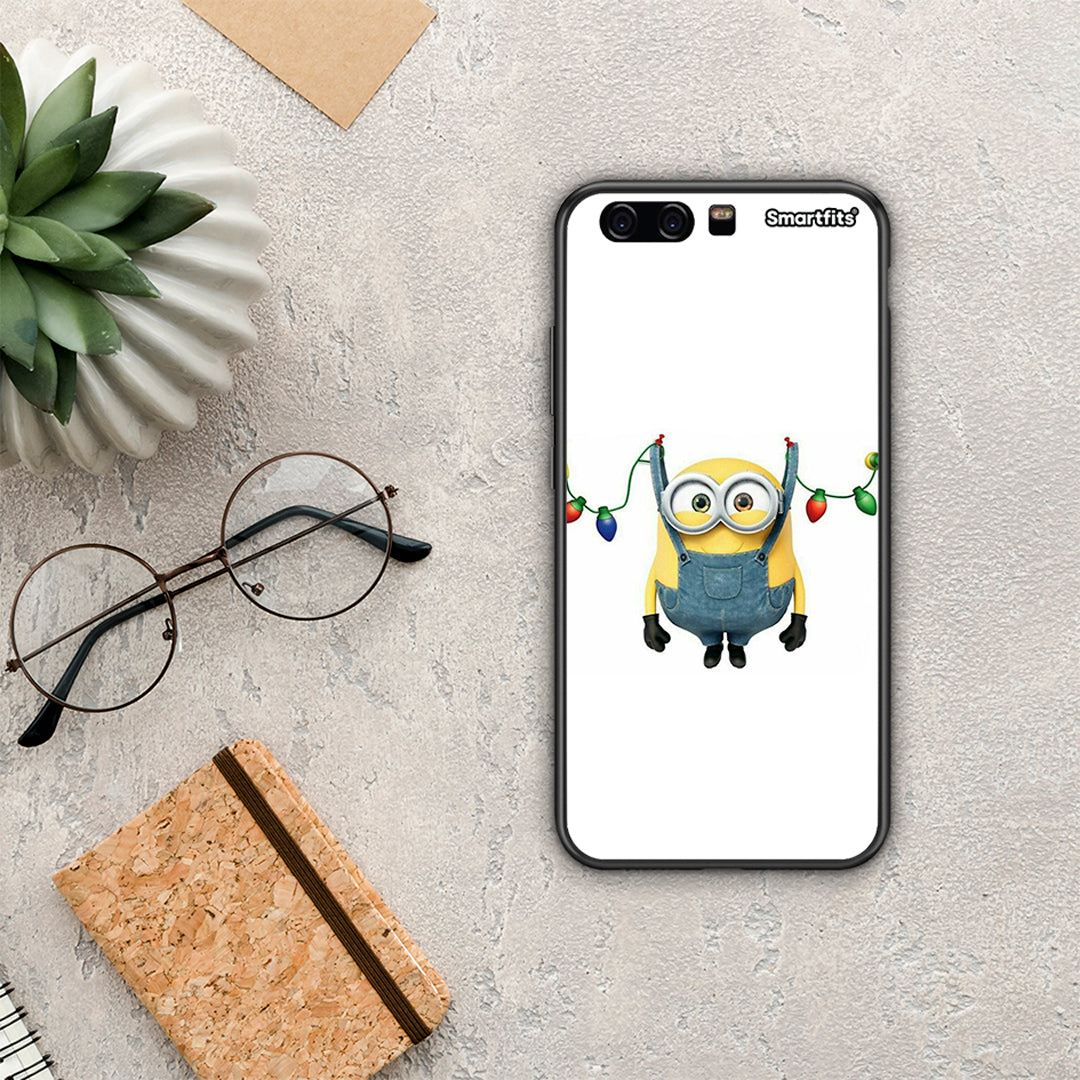 Xmas Minion Lights - Huawei P10 Lite θήκη