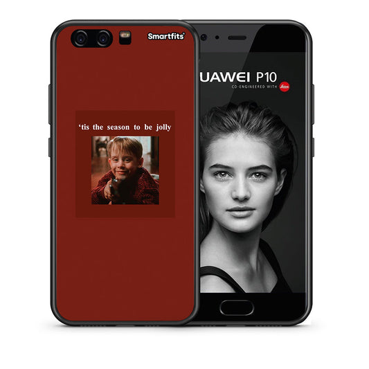 Θήκη Huawei P10 Lite Xmas Ultimate Spirit από τη Smartfits με σχέδιο στο πίσω μέρος και μαύρο περίβλημα | Huawei P10 Lite Xmas Ultimate Spirit case with colorful back and black bezels