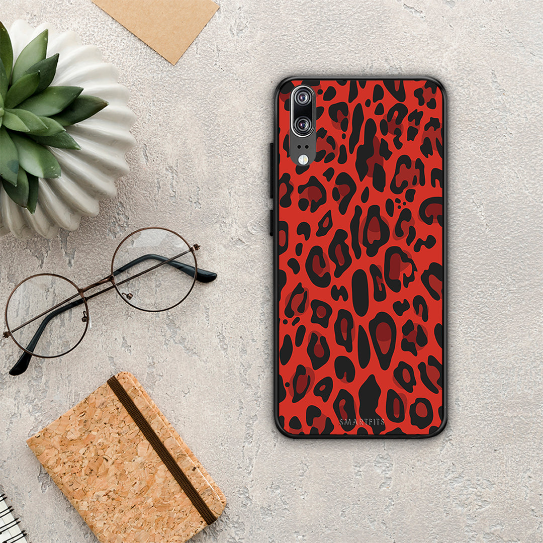 Animal Red Leopard - Huawei P20 θήκη