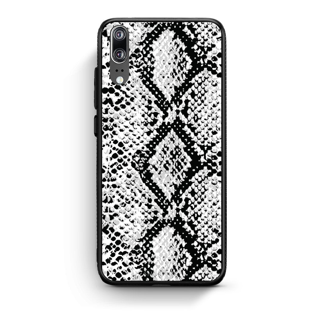24 - Huawei P20  White Snake Animal case, cover, bumper