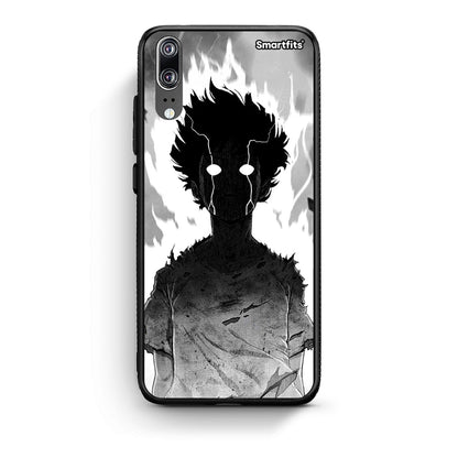 Huawei P20 Anime Boy Θήκη από τη Smartfits με σχέδιο στο πίσω μέρος και μαύρο περίβλημα | Smartphone case with colorful back and black bezels by Smartfits