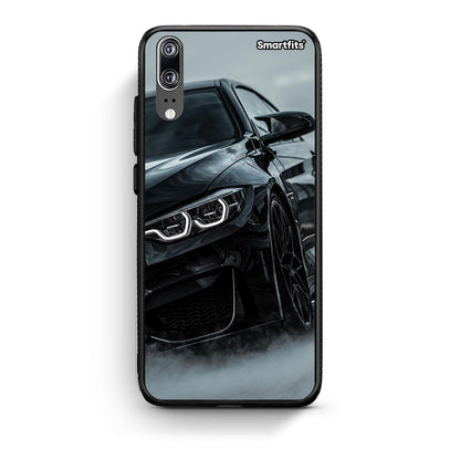 Huawei P20 Black BMW θήκη από τη Smartfits με σχέδιο στο πίσω μέρος και μαύρο περίβλημα | Smartphone case with colorful back and black bezels by Smartfits