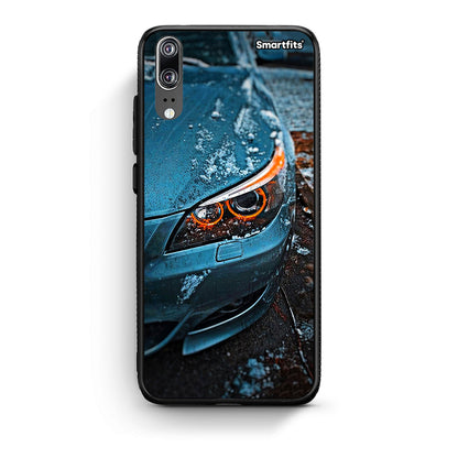 Huawei P20 Bmw E60 Θήκη από τη Smartfits με σχέδιο στο πίσω μέρος και μαύρο περίβλημα | Smartphone case with colorful back and black bezels by Smartfits