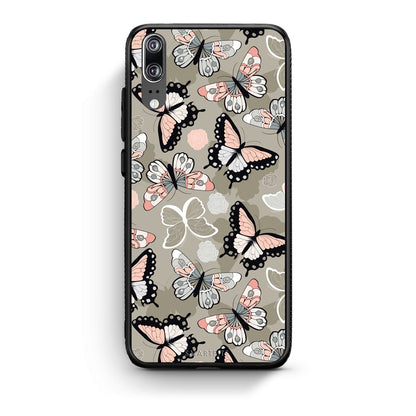 135 - Huawei P20  Butterflies Boho case, cover, bumper