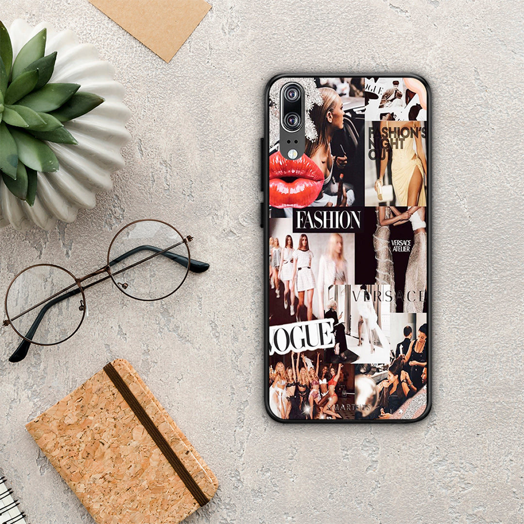 Collage Fashion - Huawei P20 θήκη