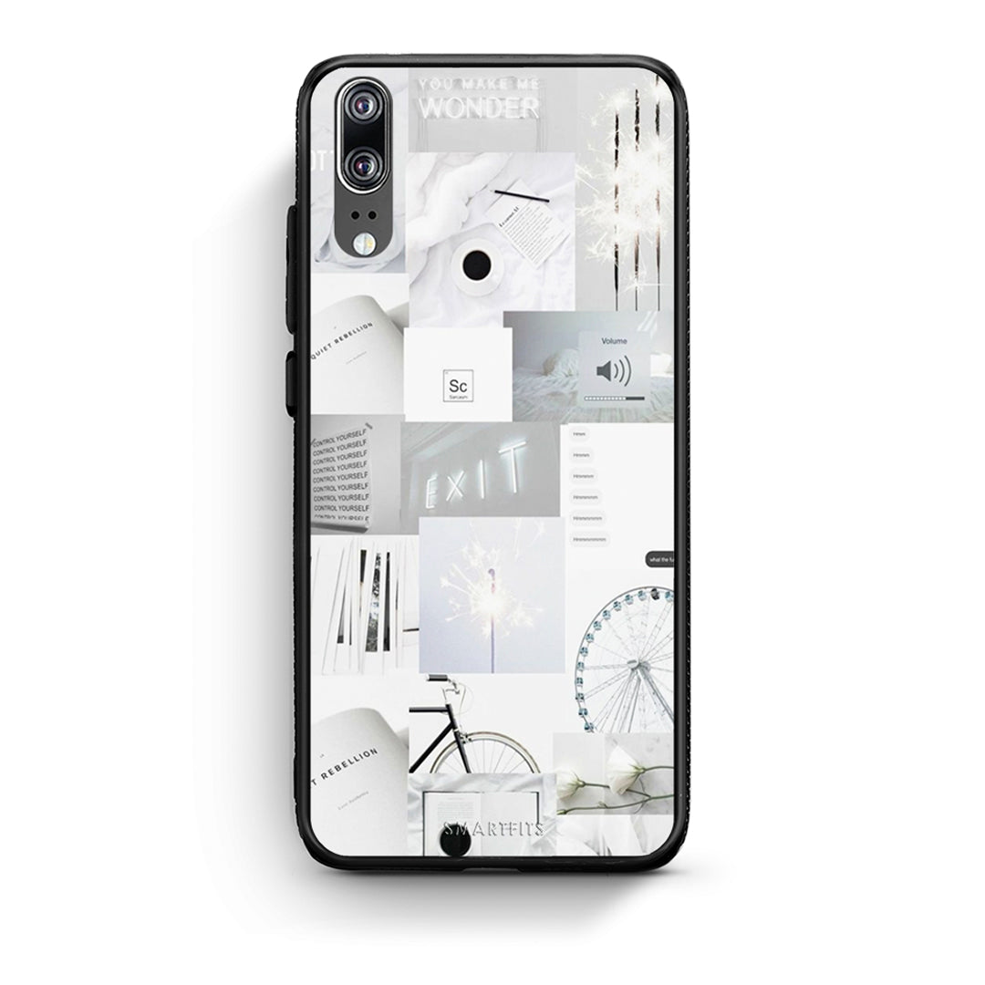Huawei P20 Collage Make Me Wonder Θήκη Αγίου Βαλεντίνου από τη Smartfits με σχέδιο στο πίσω μέρος και μαύρο περίβλημα | Smartphone case with colorful back and black bezels by Smartfits