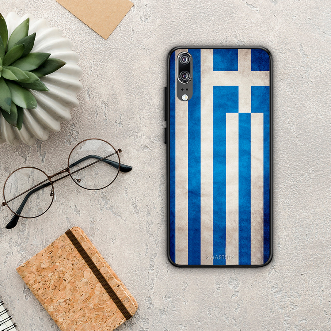 Flag Greek - Huawei P20 θήκη