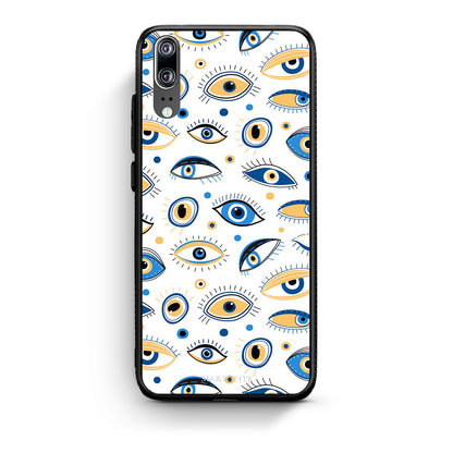 Huawei P20 Ftou Ftou θήκη από τη Smartfits με σχέδιο στο πίσω μέρος και μαύρο περίβλημα | Smartphone case with colorful back and black bezels by Smartfits